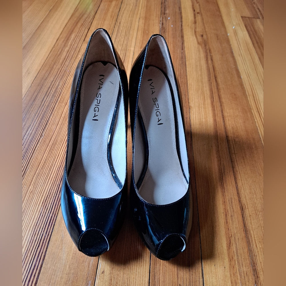 Via Spiga Peep-toe Platform Heels